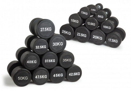 Гантель неразборная круглая 12,5 кг. VictoryFit VF-R125