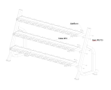 Стойка для гантелей на 15 пар VictoryFit VF-D4026