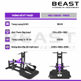 Приседание с поясом серии Peach Builder PB312